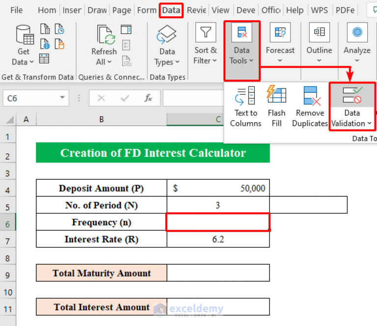 How To Create FD Interest Calculator In Excel (with Easy Steps)