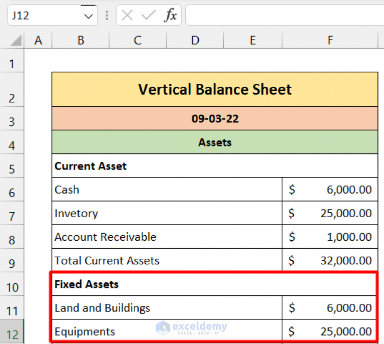 how-to-create-vertical-balance-sheet-format-in-excel