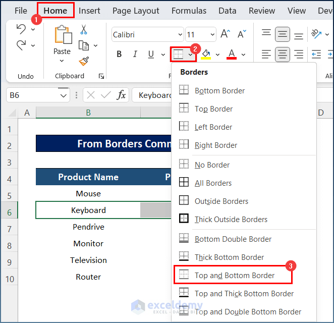 how-to-apply-top-and-bottom-border-in-excel-5-examples