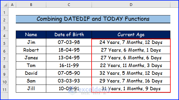 how-to-calculate-current-age-in-excel-2-easy-ways-exceldemy