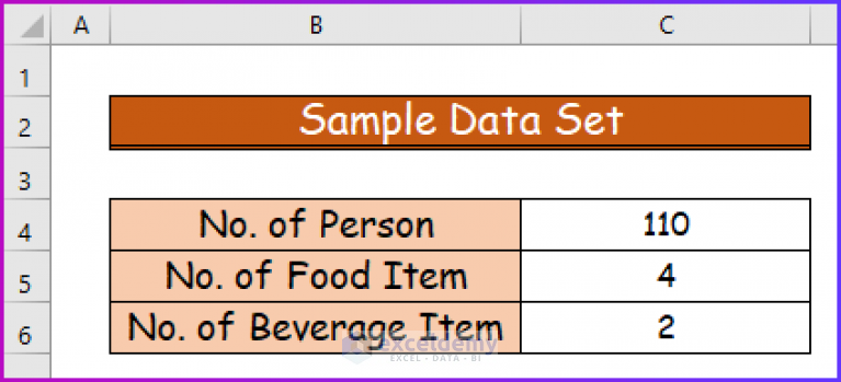 how-to-make-food-and-beverage-budget-in-excel