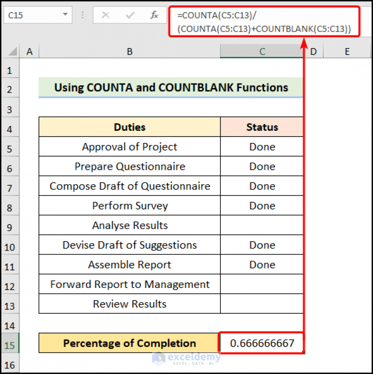 how-to-calculate-percentage-of-filled-cells-in-excel-7-easy-ways