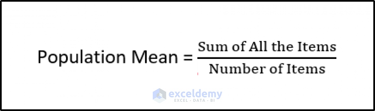 how-to-calculate-population-mean-in-excel-2-examples