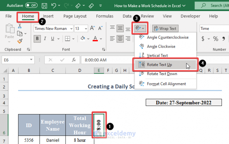 how-to-make-automatic-calendar-in-excel