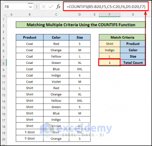 How To Match Multiple Criteria From Different Arrays In Excel