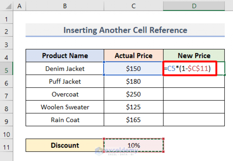 how-to-subtract-10-percent-in-excel-3-easy-ways-exceldemy