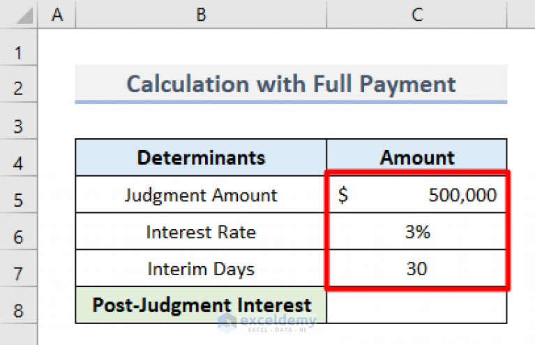 create-post-judgment-interest-calculator-in-excel-with-2-cases