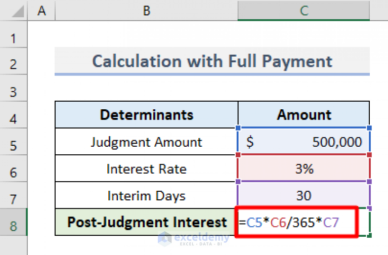 create-post-judgment-interest-calculator-in-excel-with-2-cases