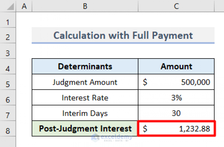 create-post-judgment-interest-calculator-in-excel-with-2-cases