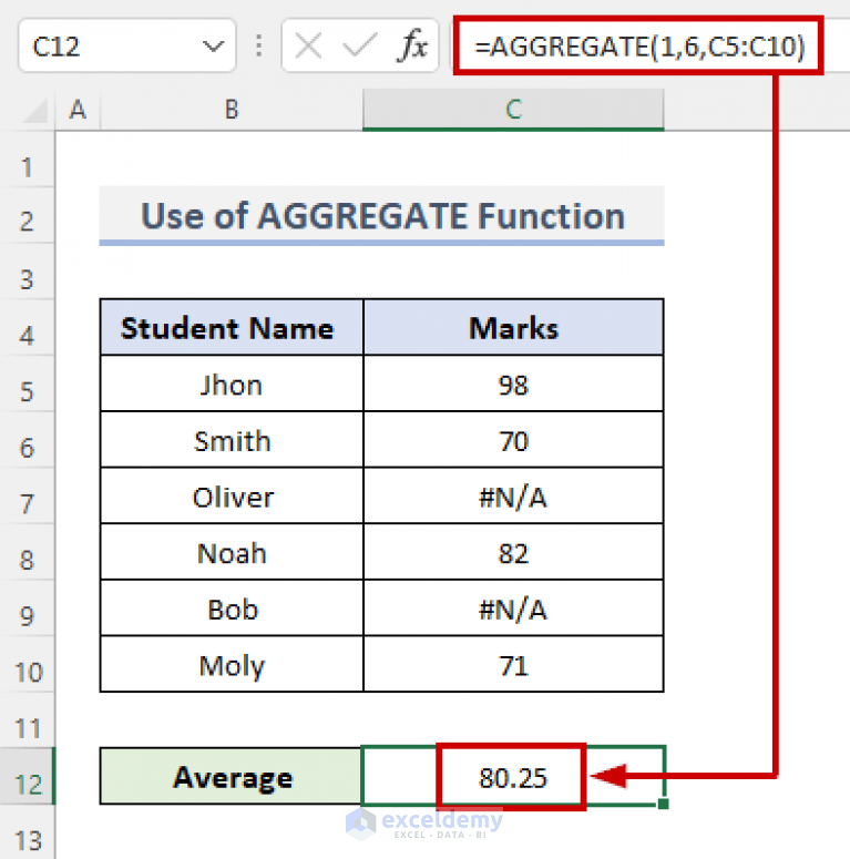 how-to-ignore-n-a-error-when-getting-average-in-excel