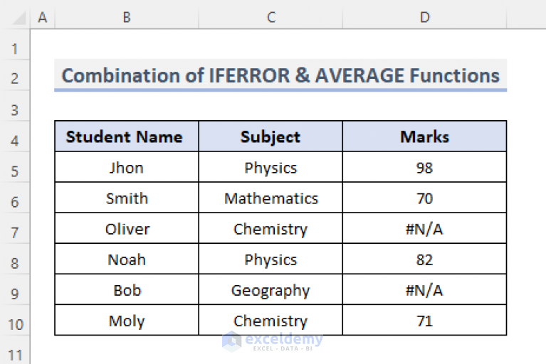 how-to-ignore-n-a-error-when-getting-average-in-excel