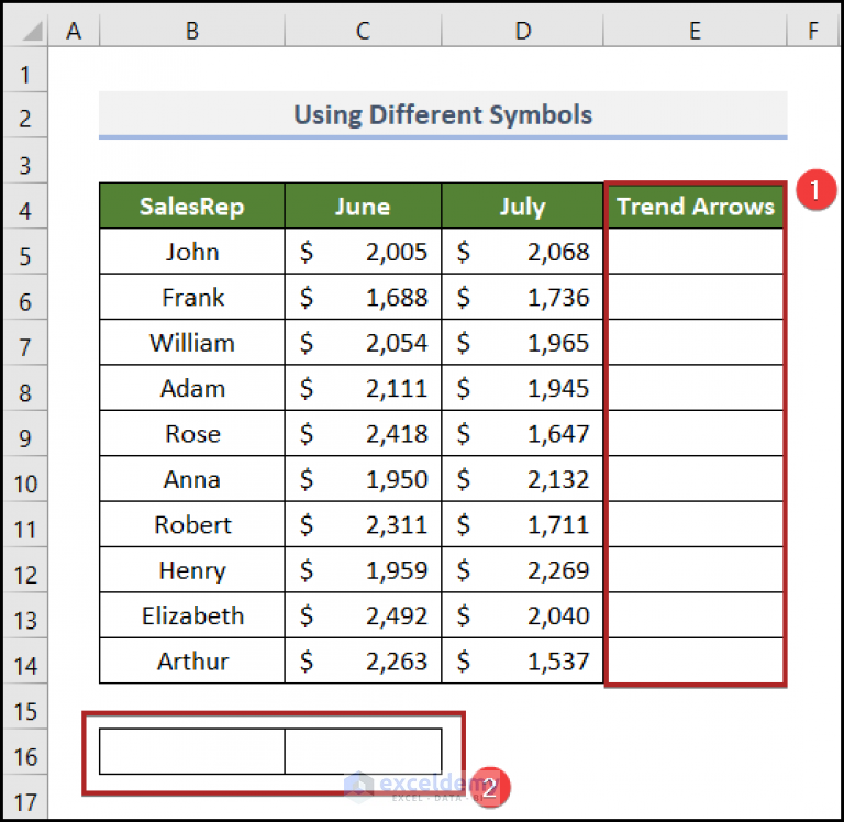 how-to-insert-trend-arrows-based-on-another-cell-in-excel