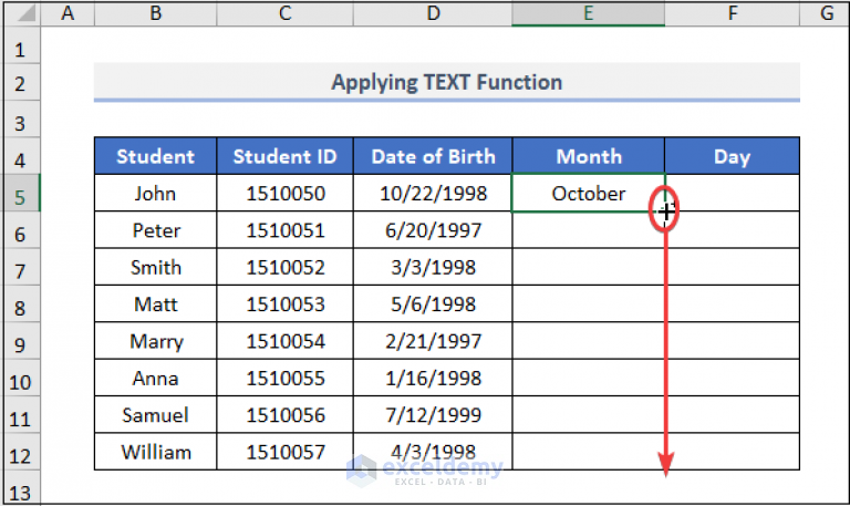 how-to-extract-month-and-day-from-date-in-excel-6-methods