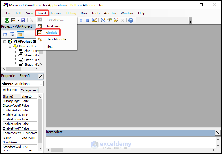 How To Bottom Align In Excel 4 Easy Ways Exceldemy 8777