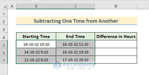  how to calculate hours from date and time in excel