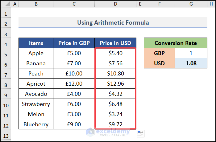 How To Change Currency Format From Inr To Usd In Excel