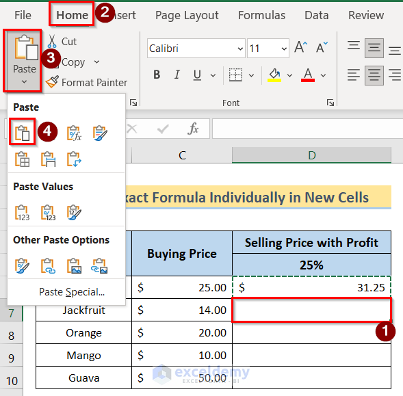 How To Copy A Formula In Excel Without Changing Cell References