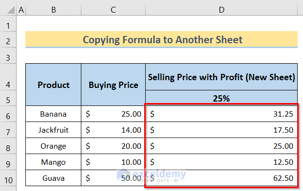 How To Copy A Formula In Excel Without Changing Cell References