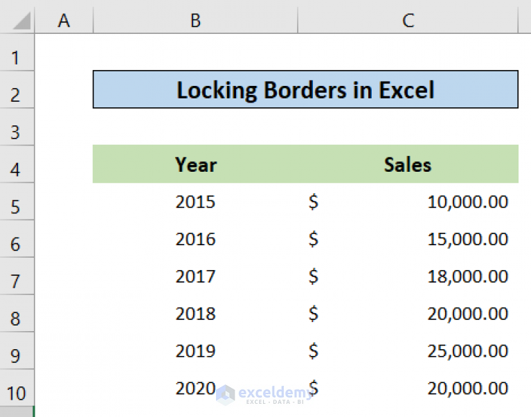 how-to-lock-borders-in-excel-with-easy-steps-exceldemy