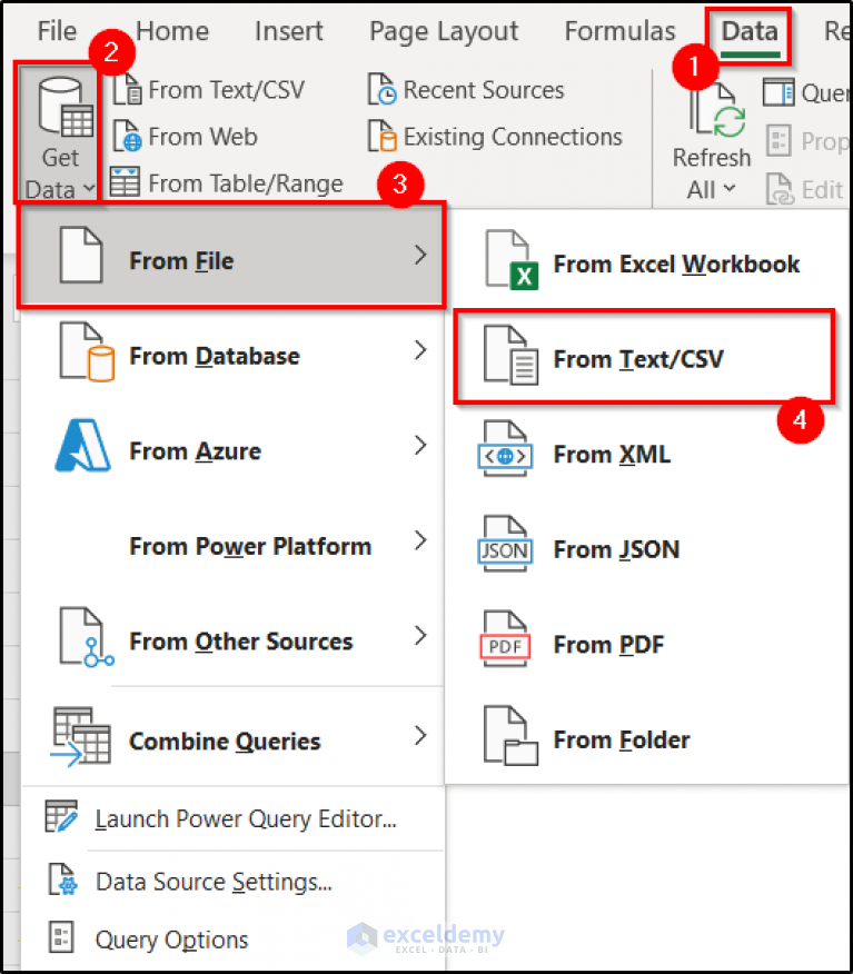 How to Open Large CSV Files in Excel (2 Easy Methods)