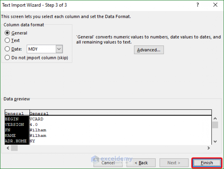 How to Open VCF File in Excel (2 Simple Methods) ExcelDemy