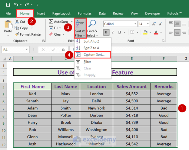 How to Reorder Columns in Excel (4 Easy Methods) - ExcelDemy