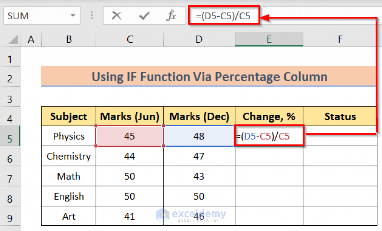 how-to-use-if-and-percentage-formula-in-excel-2-easy-ways