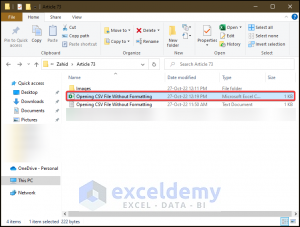 Open CSV File In Excel Without Formatting (2 Easy Ways)