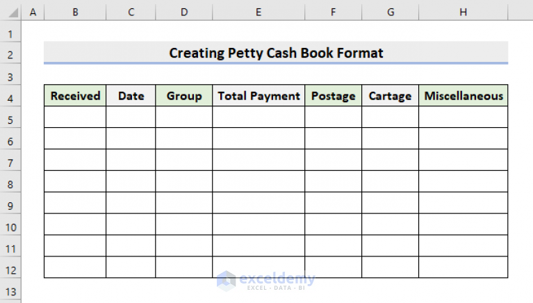 how-to-create-petty-cash-book-format-in-excel-with-easy-steps