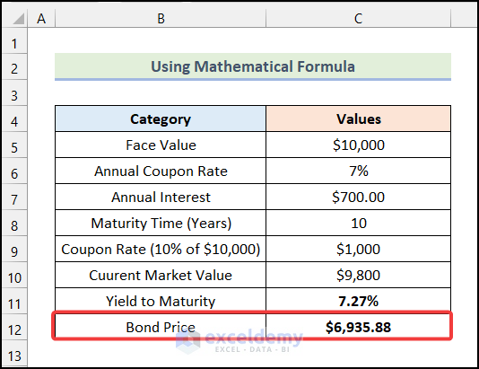 how-to-make-treasury-bond-calculator-in-excel-2-easy-ways