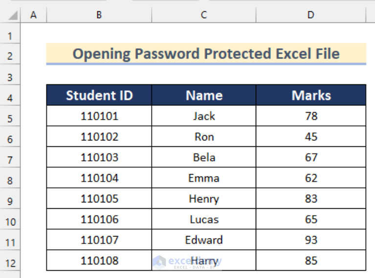 How To Open Password Protected Excel File In Google Drive