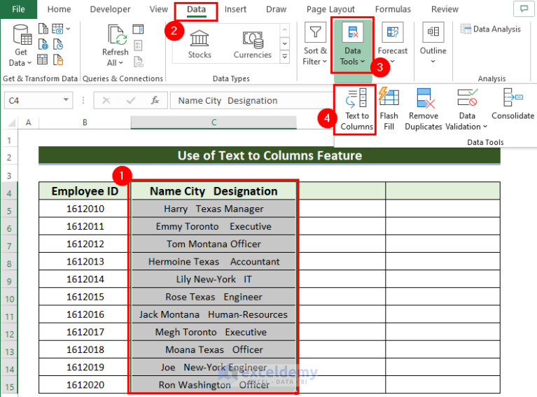 how to convert text to multiple columns in excel