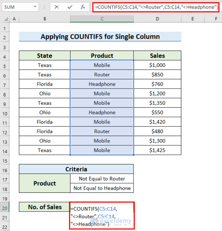 how-to-use-countifs-for-cells-not-equal-to-multiple-text-in-excel