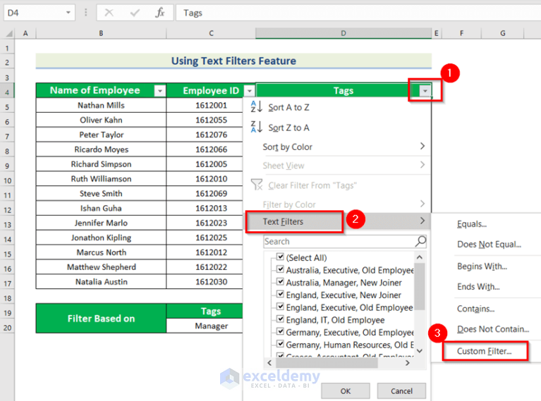 How to Use Multiple Tags in One Cell in Excel (4 Suitable Methods)