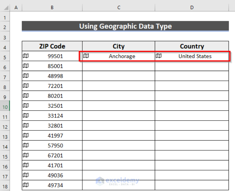 how-to-lookup-zip-code-in-excel-4-suitable-methods