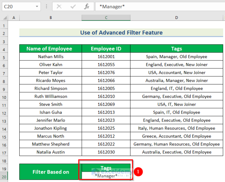 How to Use Multiple Tags in One Cell in Excel (4 Suitable Methods)