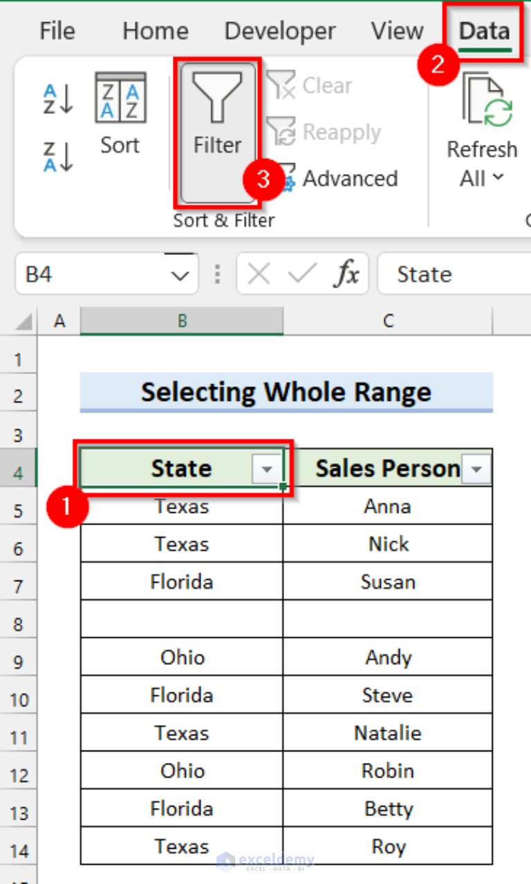 [Fixed!] Excel Filter Not Working After Certain Row