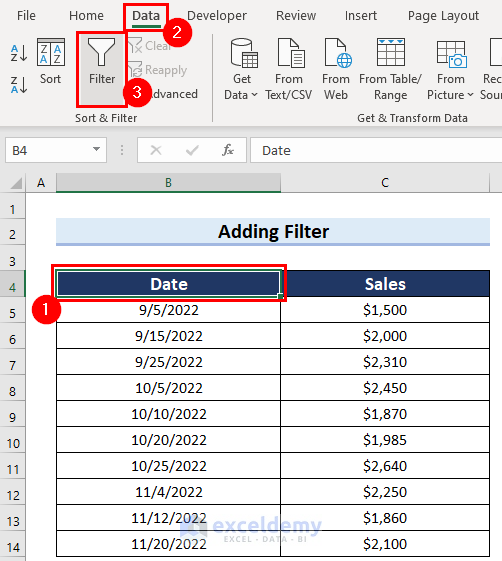 How To Change Date Range In Excel Chart 3 Quick Ways 