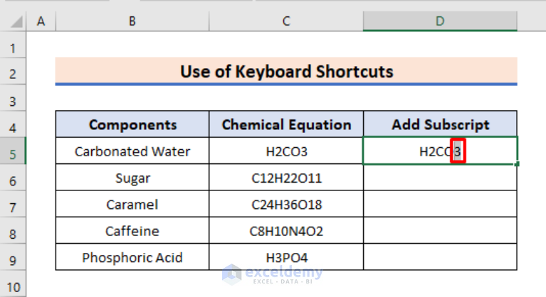 how-to-write-subscript-in-excel-11-easy-ways-exceldemy