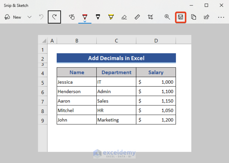 How To Attach Screenshot In Excel With Easy Steps Exceldemy 2757