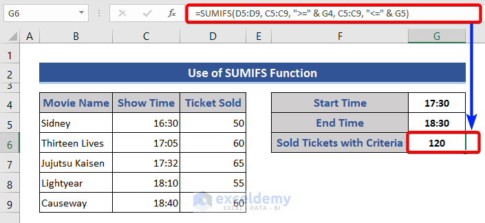 How To Use Excel COUNTIF Between Time Range 2 Examples 