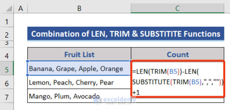 how-to-count-words-separated-by-comma-in-excel-cell