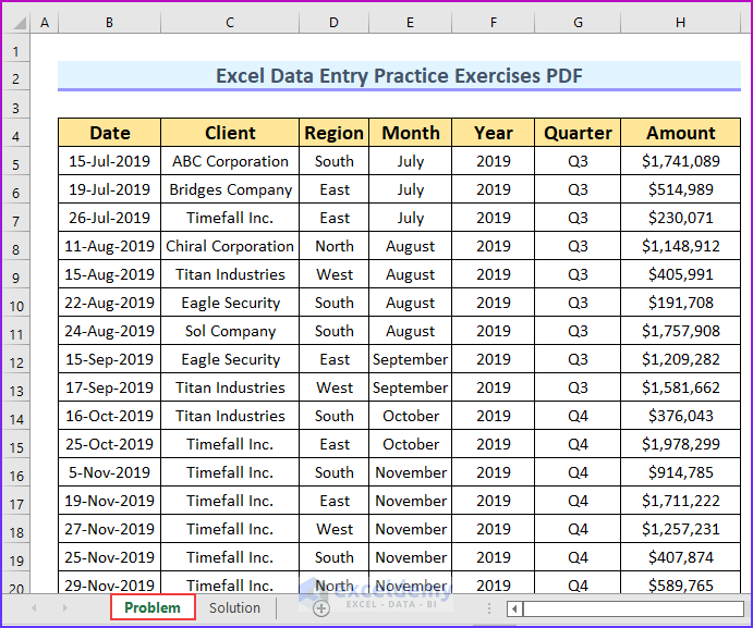 Excel Data For Pivot Table Practice ExcelDemy