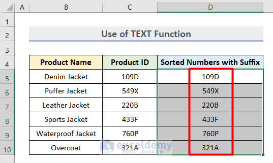 how-to-sort-numbers-with-letter-suffix-in-excel-4-useful-methods