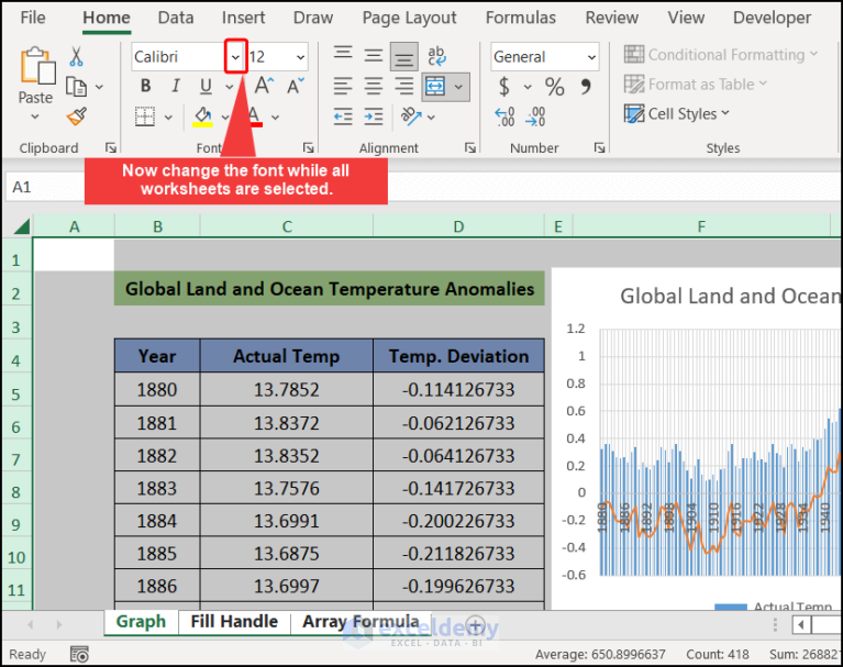 how-to-change-font-in-excel-for-all-sheets-3-suitable-ways