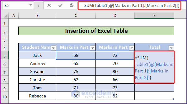 How To Copy Sum Formula In Excel 6 Easy Methods Exceldemy 2020