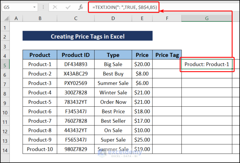 how-to-create-price-tags-in-excel-with-quick-steps-exceldemy