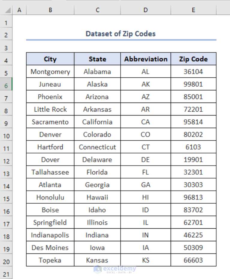 How To Create A Zip Code Heat Map In Excel With Useful Steps 7625