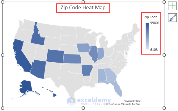 How To Create A Zip Code Heat Map In Excel With Useful Steps 5749