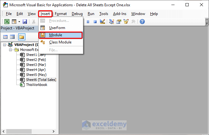 How To Delete All Sheets Except One In Excel 2 Quick Methods 